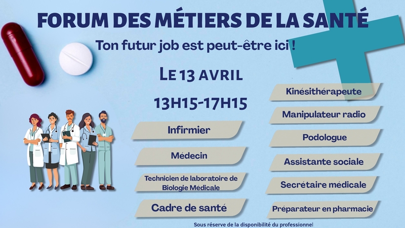 Forum des métiers de la santé 2026