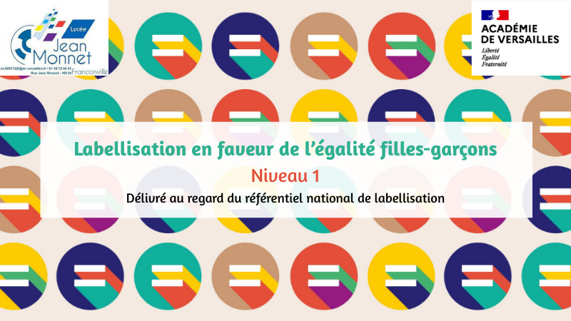 Labellisation égalité filles-garçons, niveau 1