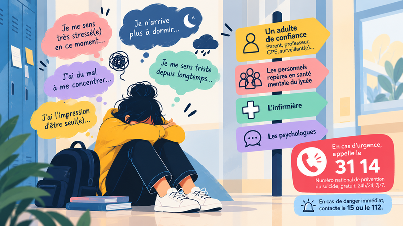 Santé mentale : tu n'es pas seul(e), en parler est un premier pas