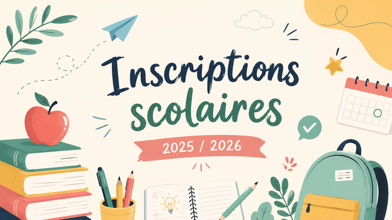 Inscriptions scolaires - rentrée 2026