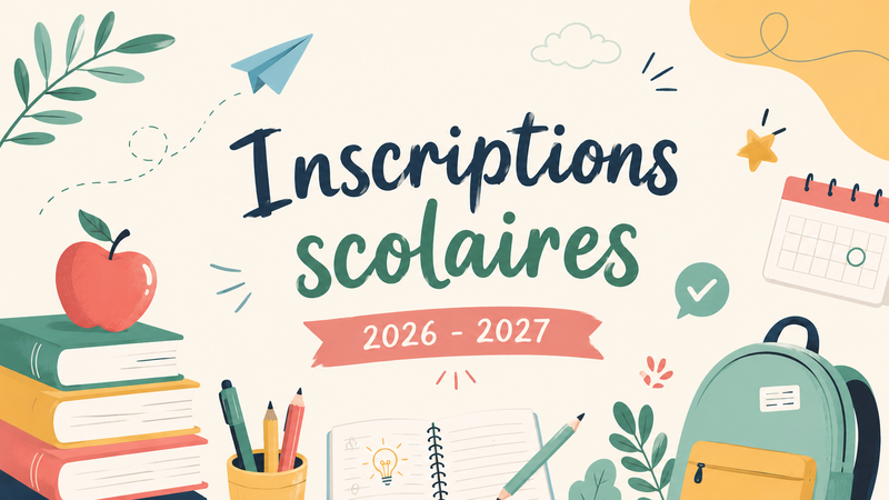 Inscriptions scolaires - rentrée 2026