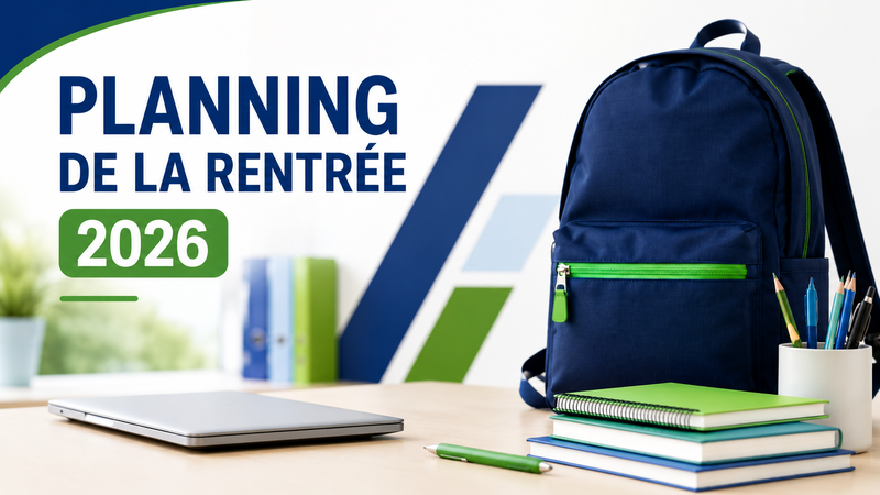 Planning de rentrée 2026